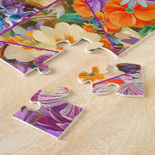 Herausforderung Dreieckskunst-Blumenpuzzle Puzzle (Seite)