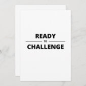 HERAUSFORDERUNG EINLADUNG (Vorne/Hinten)