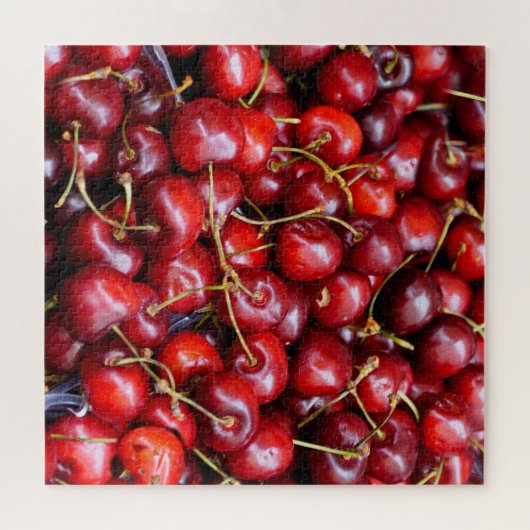 Herausforderung für das Muster der Kirschen von Er Puzzle (Horizontal)