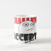 Herausforderung geltende Tasse! Kaffeetasse (Mittel)