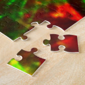 Herausforderung grüner, roter holografischer Puzzl Puzzle (Seite)