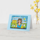 Herausforderung_Gruß Karte (Gelbe Blume)