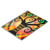 Herausforderung Ihre Grenzen Whimsical Tree farben Notizblock (Linke Seite)