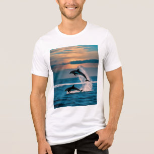 Herausforderung in der tiefen Bläue Tri-Blend Shirt