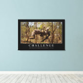 Herausforderung: Inspiration 2 Leinwanddruck (Insitu (Holzboden))