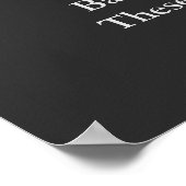 Herausforderung Inspiration Zitat Schwarz-Weiß-Lio Poster (Ecke)