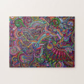 Herausforderung Jigsaw Unicorn Mandala Artwork Puzzle (Horizontal)