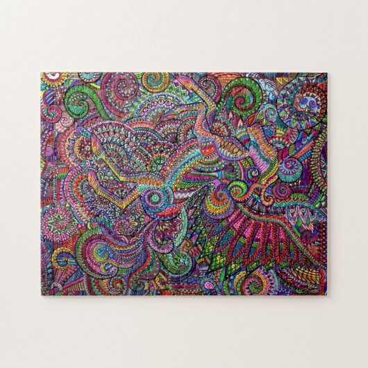 Herausforderung Jigsaw Unicorn Mandala Artwork Puzzle (Horizontal)