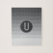 Herausforderung Onyx Mit Monogramm Puzzle (Vertikal)