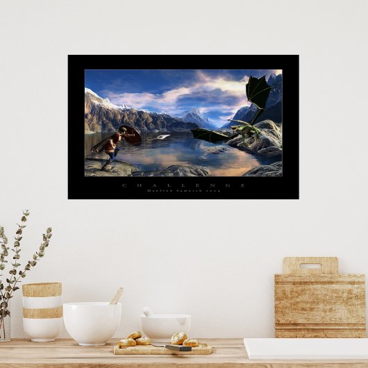 Herausforderung Poster (Küche)