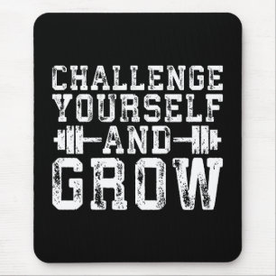 Herausforderung Sie selbst und wachsen - Inspirati Mousepad