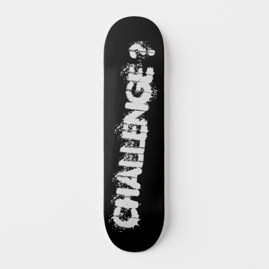 HERAUSFORDERUNG? SKATEBOARD (Vorderseite)