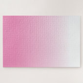 Herausforderung von Weiß bis Rosa Farbton Ombre Puzzle (Horizontal)