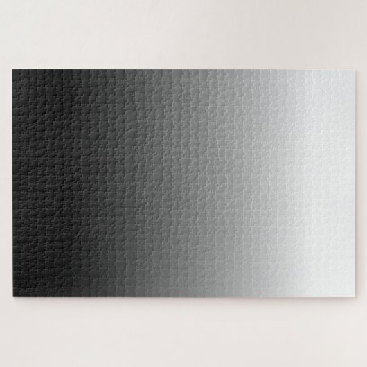 Herausforderung Weiß bis Schwarz Gradient Ombre Puzzle (Horizontal)