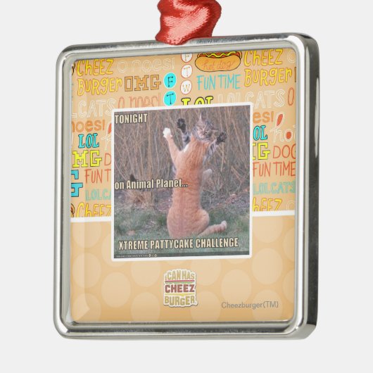 Herausforderung Xtremes PattyCake Silbernes Ornament (Links)