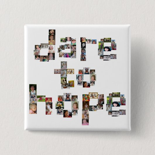 Herausforderung, zum der Knöpfe zu hoffen Button (Vorderseite)