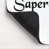 Herausforderung, zum klug zu sein! mousepad (Ecke)