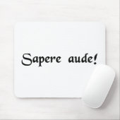 Herausforderung, zum klug zu sein! mousepad (Mit Mouse)