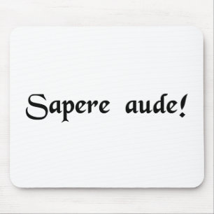 Herausforderung, zum klug zu sein! mousepad