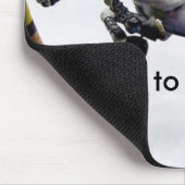 Herausforderung zum Traum Mousepad (Ecke)