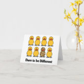 Herausforderung, zum verschiedene notecards zu karte (Gelbe Blume)