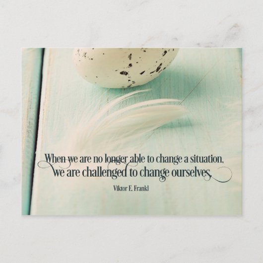 Herausforderungen für den Wandel Postkarte (Vorderseite)