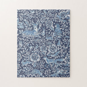 Herausforderungen für die Blaue und Weiße Natur  Puzzle