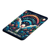 Herausforderungen in Chancen verwandeln Magnet (Linke Seite)