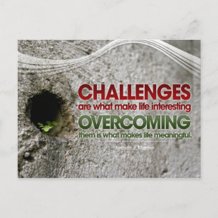 Herausforderungen Inspirationsquelle Postkarte