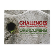 Herausforderungen Inspirationsquelle Postkarte