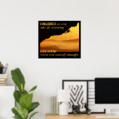 HERAUSFORDERUNGEN-Poster Poster (Heimbüro)