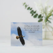 Herausforderungen Postkarte (Stehend Vorderseite)