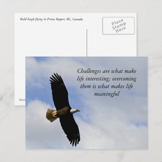 Herausforderungen Postkarte (Vorne/Hinten)