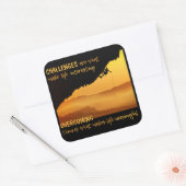 HERAUSFORDERUNGEN QUADRATISCHER AUFKLEBER (Umschlag)