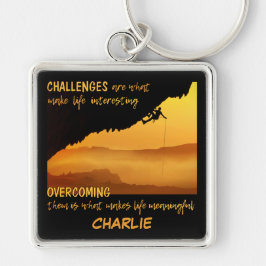 HERAUSFORDERUNGEN Schlüsselkette des individuellen Schlüsselanhänger