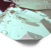 Herausgabe von TELESAT-1 von Shuttle Discovery Poster (Ecke)