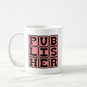 Herausgeber, Buchhersteller Kaffeetasse (Links)