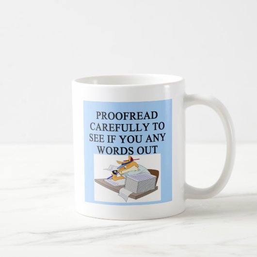 HERAUSGEBER-Korrektorwitz Kaffeetasse (Rechts)