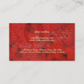 Herausgeberautornverfasserschwarzrot Visitenkarte (Rückseite)