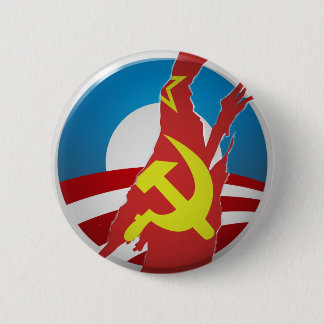 Herausgestellter Knopf Obama Logo Button