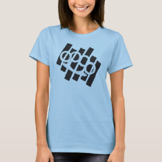 Herausgestelltes Kleidungs-Gekritzel T-Shirt