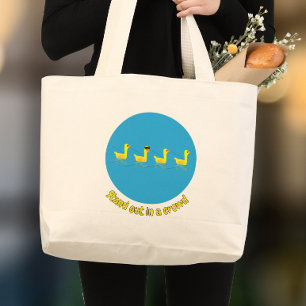 Herausragend Süße Motivationsenten Jumbo Stoffbeutel