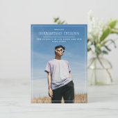 herausragend | Trendy Foto Abschluss Ankündigung (Stehend Vorderseite)