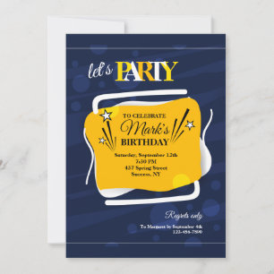 Herausragende Abstract-Einladung Einladung