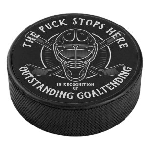 Herausragende Goaltender Eishockey Puck