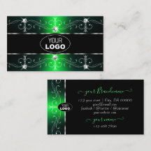 Herausragende Verzierte Schwarz-Grün-Grenzen mit L