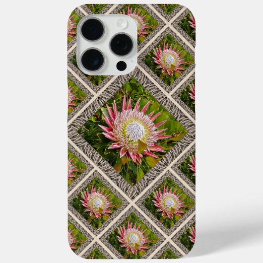 Herausragender iPhone-Fall mit rosa Proteas Case-Mate iPhone Hülle (Rückseite)