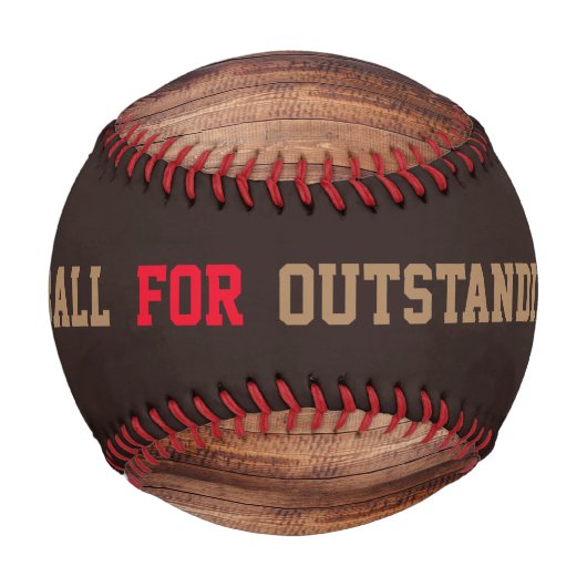 Herausragender Vater "Game Ball" Baseball (Rückseite)