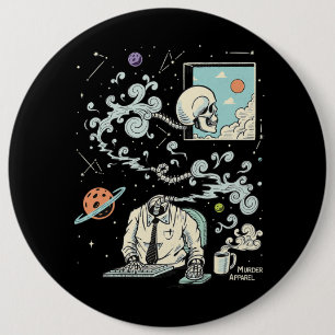 Herausragendes ADHD-Skelett 61 Button