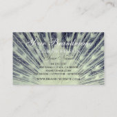 Herausragendes Beautifule Peacock Foto-Logo auf Sc Visitenkarte (Rückseite)